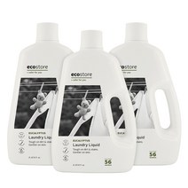 에코스토어 패밀리 유칼립투스향 세탁 액상세제 본품, 2L, 3개
