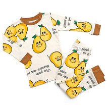 메이키즈 아동용 옐로피어 오가닉 30수후라이스 상하복