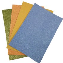 글리터펠트지 4종 + 유수지 2p, 블루바이올렛, 오렌지엘로우, 올리브, 엘로우