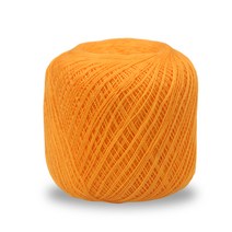 미소털실 파이스타 레이스 뜨개실 50g, 502 오렌지