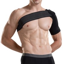 휴스퍼트 어깨보호대 블랙 SA232, 1개