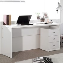 터코 입식 컴퓨터 책상 1500, 화이트