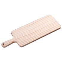 GUNU 플레이팅 손잡이 도마 우드트레이 45 x 16 cm, 내추럴, 1개