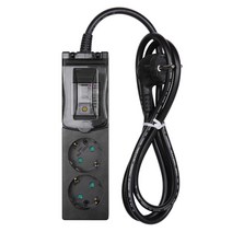 대성 플러스탭N 블랙 고용량 멀티탭 누전 2구 HT987, 4.5m, 1개