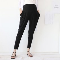 팡팡샵 T 니트블랙 임산부 배기팬츠