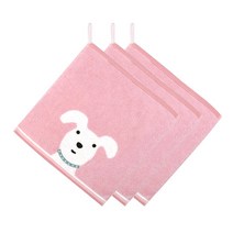 마켓감성 강아지 주방타올, 핑크, 3개