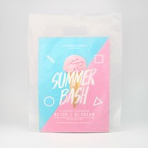 베스트팩 HD 투명 무지 링 비닐 쇼핑백 36호 27 x 36 cm, 은은한 반투명, 100개