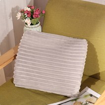 벨벳 메모리폼 등쿠션, 그레이