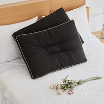 신라베딩 알러지케어 라텍스 입체 수면베개, 다크그레이