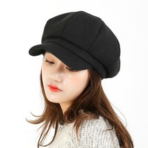 심플 소프트 팔각 헌팅캡