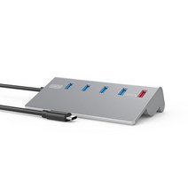 넥스트 USB 3.0 TYPE C 4 Port 플러스 Charger 1Port USB허브 NEXT-329TC, 혼합색상