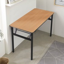 블랙 철제 다리 접이식 테이블 1200 x 450 mm, 망펄