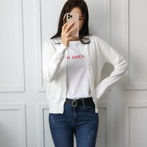 미스틱앤코 여성용 기본 가을 라운드 니트 가디건