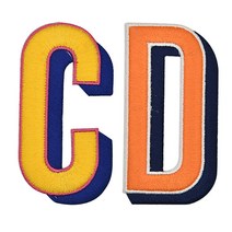 패션포인트 자수 와펜 알파벳입체 세트 대, C, D, 1세트
