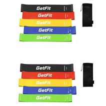 getfit 루프밴드 기본 5종 x 2p세트, 그린, 블루, 옐로우, 레드, 블랙