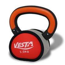 VESTA 소프트 케틀벨 3kg, 혼합색상, 1개