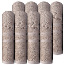 아놀드파마 유로뱀부40 세면타월 170g 16수 뱀부사, 베이지, 8개