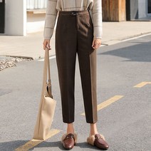 포플러앤씨 여성용 텔루스 모직 팬츠