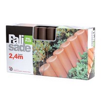 프로스퍼플라스트 잔디엣지 화단분리대 IPALPLUS 30 x 25 cm 8p, 진한 갈색
