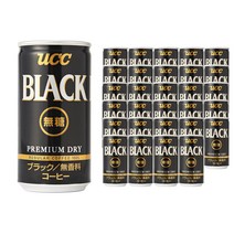 UCC 블랙넌슈가 캔, 185ml, 30개입
