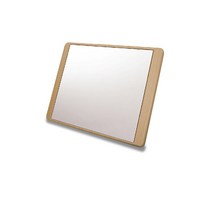 미로라인 접이식 사각 탁상거울 ST-484 가로형 187 x 21 x 260 mm, 우드