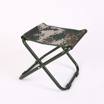 더플로우컴퍼니 가벼운 휴대용 접이식 낚시 캠핑의자, 카모플라쥬, 1개