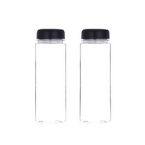 보틀트리 무지 트라이탄 미니보틀 2p, 블랙, 500ml
