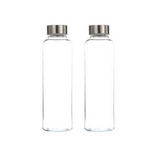 보틀트리 위드보틀 슬림 무지 트라이탄 끈뚜껑 보틀 500ml, 실버