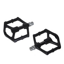 MPEDA 알루미늄 자전거 평페달 AL-99 350g 2p, 블랙, 1개