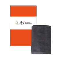 송월타월 크러쉬 호텔수건 150g 30수 면사 10p + 케이스 10p 랜덤발송 + 칠순 팔순 답례 띠지 A타입 10p 세트, 진회색, 1세트