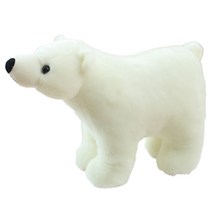 203북극곰 애착쿠션, 아이보리, 29cm