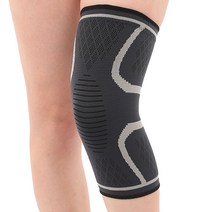 마켓에이 스포츠 테니스 축구 실리콘 무릎 보호대 그레이, 1개