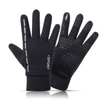 엔젤야옹 방수핑거 스포츠장갑 B타입, 블랙