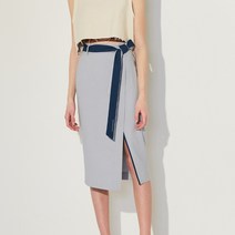 라인스튜디오원 belted wrap skirt