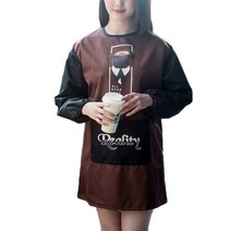 패션 긴소매 앞치마, TYPE11, 1개