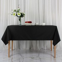 사각사각 방수 UV 테이블보, 검정, 230 x 145cm