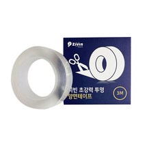 재미월드 지빈 초강력 투명 양면테이프 3m, 1개