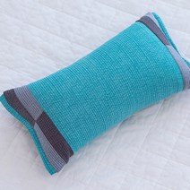 사랑예감 네박자 메밀 편백 바이오칩 순면 베개커버, 하늘