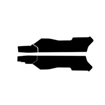 크립톤 가죽 도어스텝 커버 4p, 쏘렌토 MQ4 4세대, 블랙(오플)