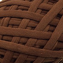 패브릭얀 마크라메 뜨개실 반 볼, 02 브라운