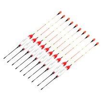 요수 민물 낚시찌 20cm, 홍단 20cm, 10개