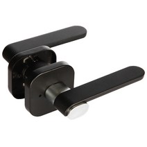 방 문 손잡이 레버형 블랙 ALX-50, 1개