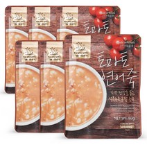원더푸드 강아지 건강죽, 토마토 연어죽, 6개