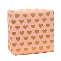 레고하트 종이 롤 포장지 10m, 살구, 1개