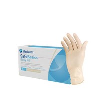 메디컴 세이프베이직 라텍스 글러브 아이보리 M, 100개, 1개, 중(M)