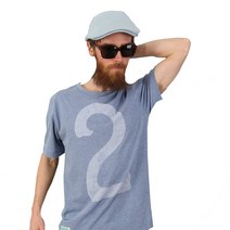 세컨드코너 남성용 Brenner 2C 그래픽 반팔 라운드넥 티셔츠