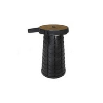 러브트리스 휴대용 접이식 캠핑 트위스트 폴딩체어, 블랙