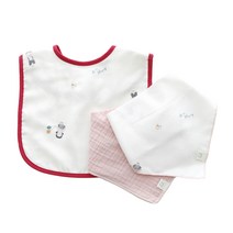 꿈꾸는두부 턱받이 + 이중거즈 스카프빕 + 패턴거즈 스카프빕 세트, 미쎄스깡, 1세트