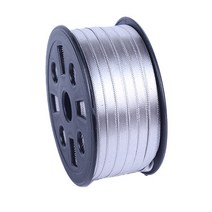 노크 고밀도 공단 리본끈 5mm, 진 회색, 90m