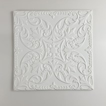 꾸미 접착식 폼타일 28 x 28 cm CT-08 SE, 화이트, 40개